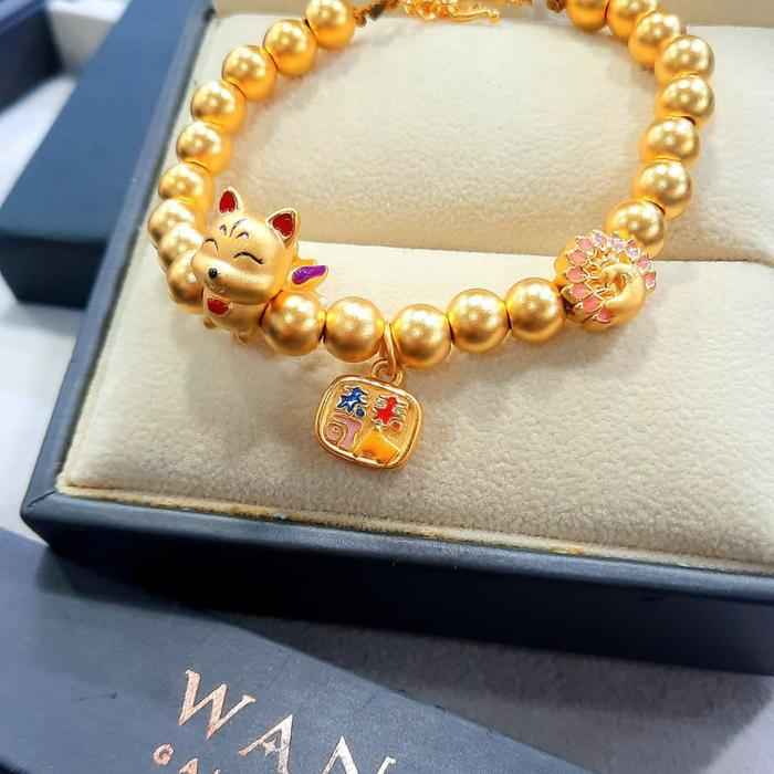 gelang bola emas variasi rubah