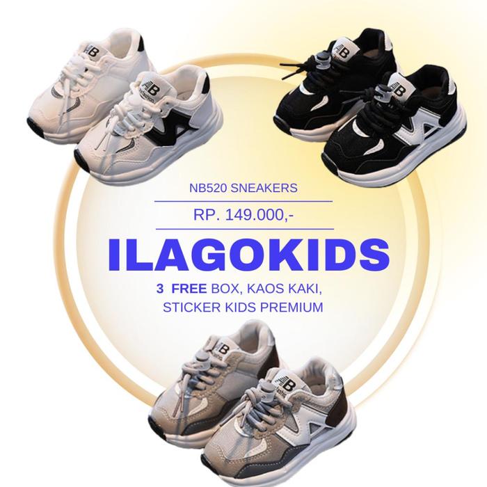 NB 520 Sepatu Sneakers Anak Casual