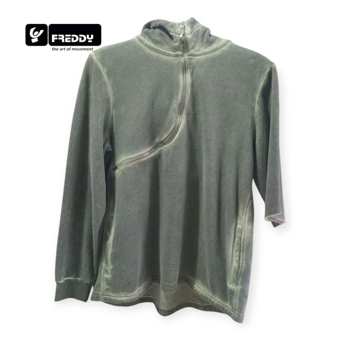 JACKET CURVY BY FREDDY tie dye sweater branded wanita