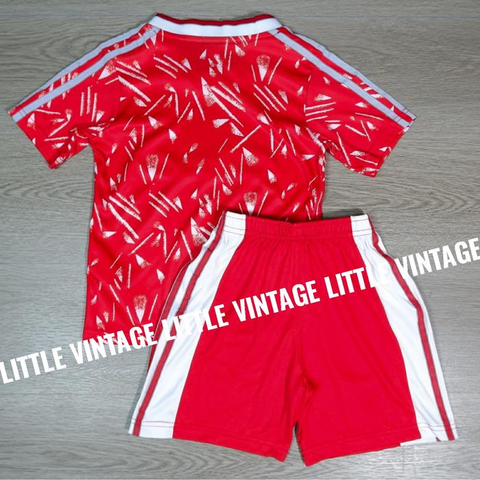 (RETRO) - 1 SET SETELAN JERSEY KIDS IMUL HOME 1989 1991 - CELANA BOLA ANAK ANAK VINTAGE