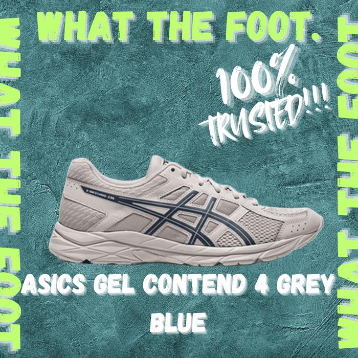 ASICS Gel Contend 4 Grey Blue ( 100% Original BNIB )