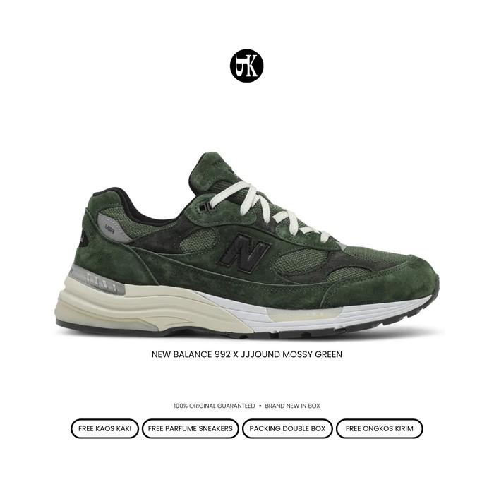 sepatu new balance 992 x jjjound green original BNIB / sneakers pria