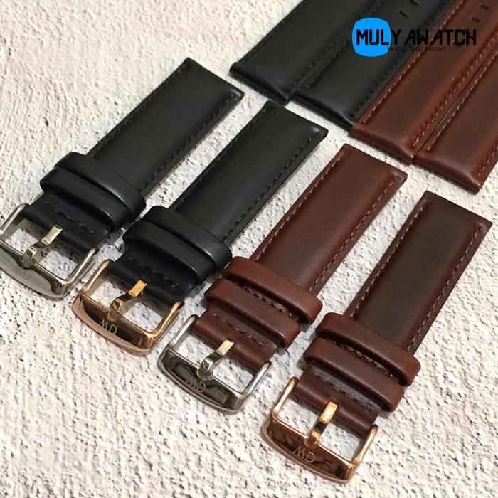 Strap Tali Jam Tangan Kulit Daniel Wellington Dw Premium Buckle Gold Dan Silver 18Mm 20Mm Terbaru Be