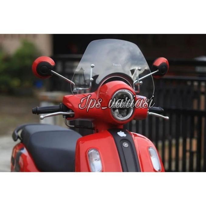 Promo Flyscreen Fazzio Windshield Yamaha Fazzio Aksesoris Motor Fazzio 125 Best Seller