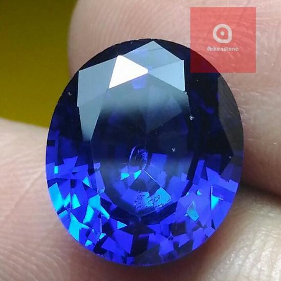 BATU PERMATA CUTTING BLUE SAFIR TOP FANCY Sale