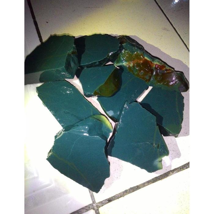 Promo Bahan / Rough Batu Ijo Botol Garut Berkualitas