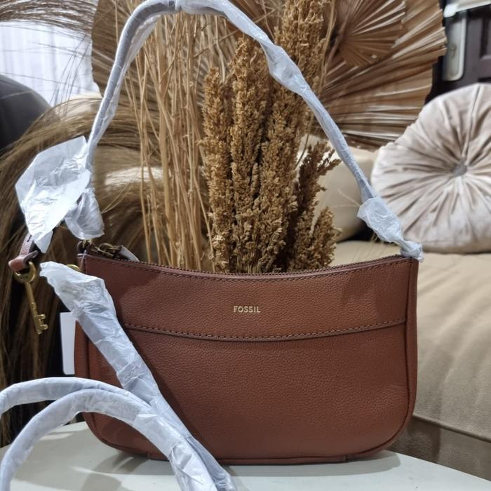 Tas Fossil Skylar Brown Baguette