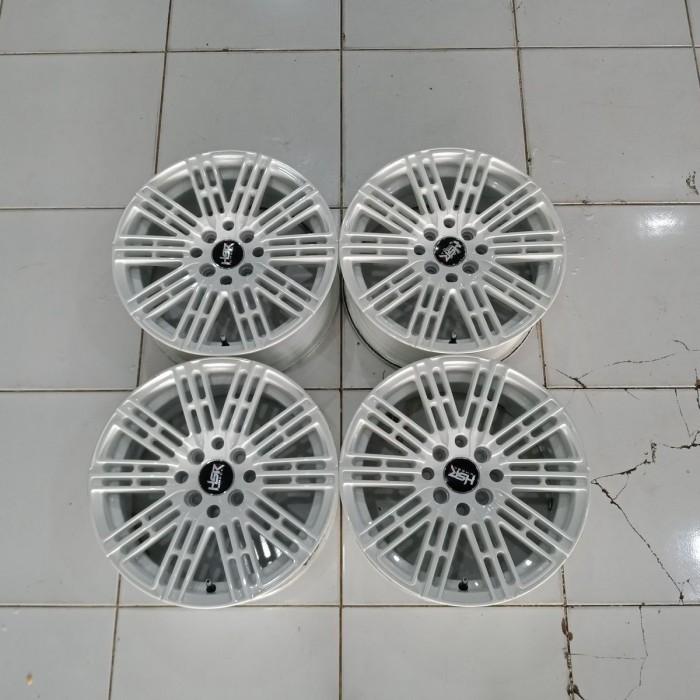 Velg Bekas HSR Tomok Ring 15 Warna Putih Untuk Sigra Calya March Etios Yaris Baleno Timor Corolla