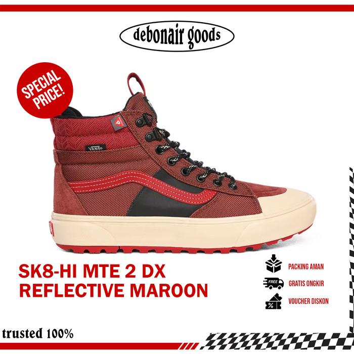 Vans Sk8 Hi MTE 2.0 Dx Reflective Maroon Original