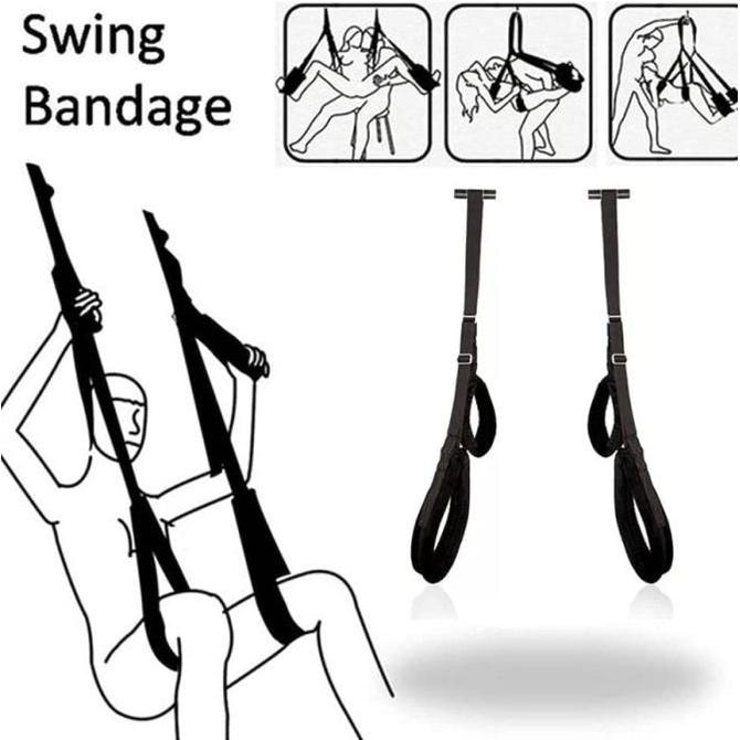 Borgol Bulu Cinta Bondage Set Aksesoris Lingerie handcuff Tali Ikat