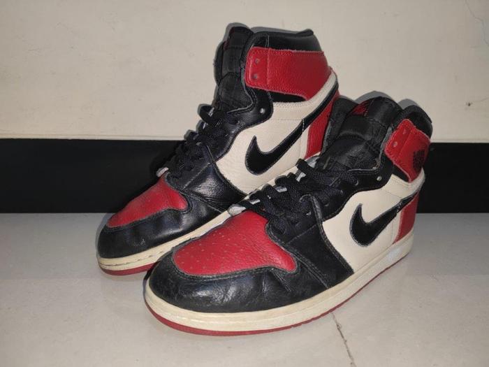 AJ1 High Bread Toe, Size 47/31cm China (2ND, Kondisi 80%)