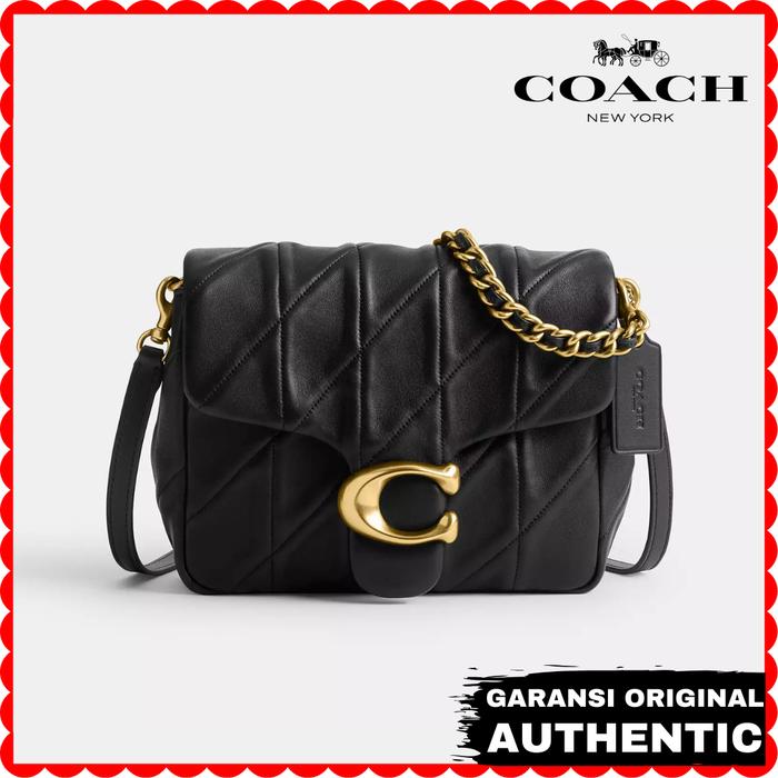Tas Coach Wanita Square Tabby Shoulder Bag Hitam Original Store Branded Authentic