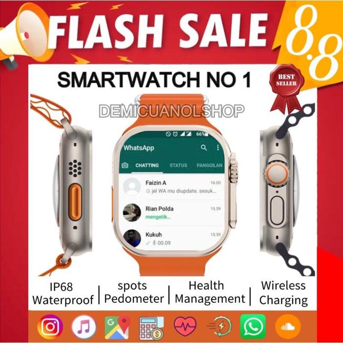 Termurah!!! Smartwatch Generasi Terbaru Jam Android Hp Pintar Ada Kalkulator Terlaris Best Quality A