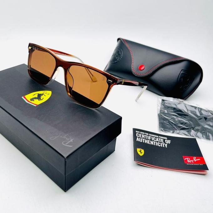 new kacamata sangglass hitam RAYBAN006 edition FERRARI 7720 polarized + UV400 antiradiasi / kacamata