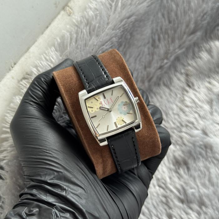 (Barunya 1,8jt) Jam Tangan Tank Elle Studio Original