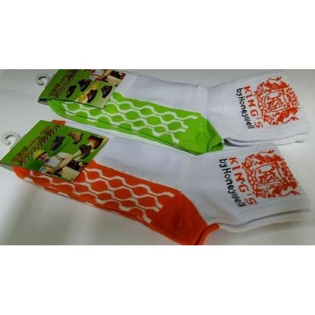 Kaos Kaki King'S Warna Orange Dan Hijau _Oyoto
