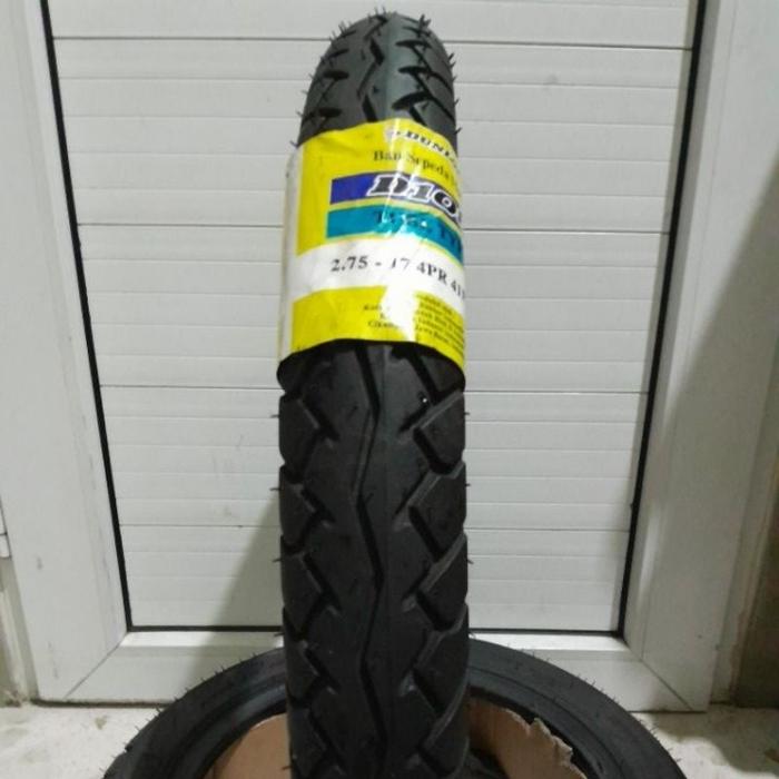 BAN LUAR BEBEK RING 17 DUNLOP D108 275-17 | 80/90-17 TUBE TYPE NON TUBELESS