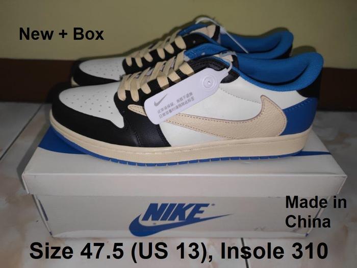 AJ1 x Travis Scoot, Size 47.5/31cm China (New, Box 95%)