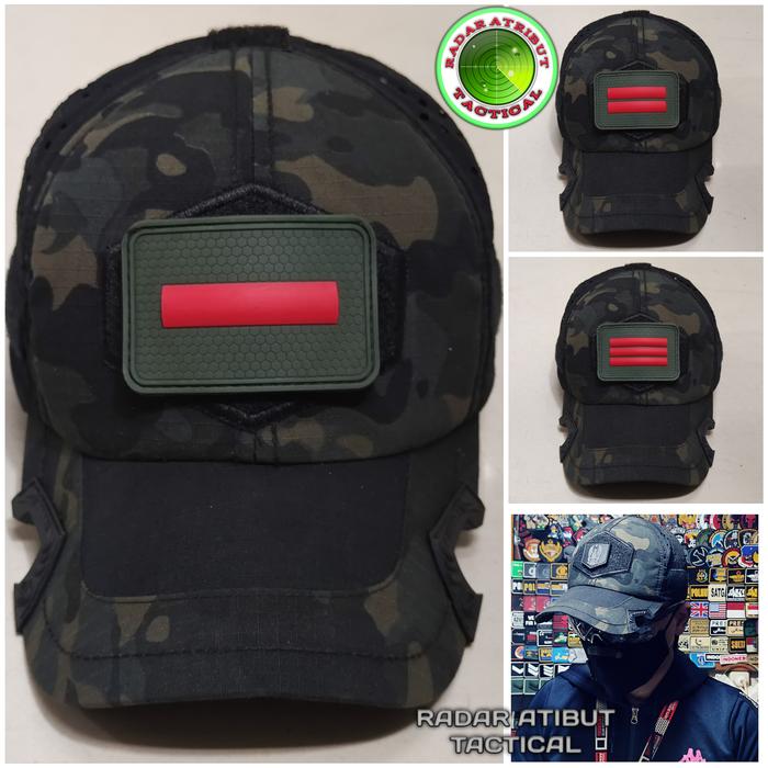 Topi Coak Multicam Black Lasercut New Arrival Pangkat PRADA PRATU PRAKA Baseball Caps Tactical Best 
