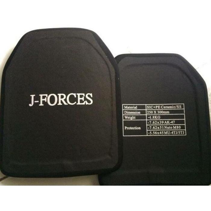 plat kevlar anti peluru j force level 4 original cocok untuk body vest durhaim original
