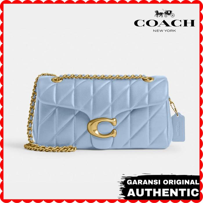 Tas Coach Tabby Shoulder Bag 26 Biru Wanita Original Store Branded Authentic