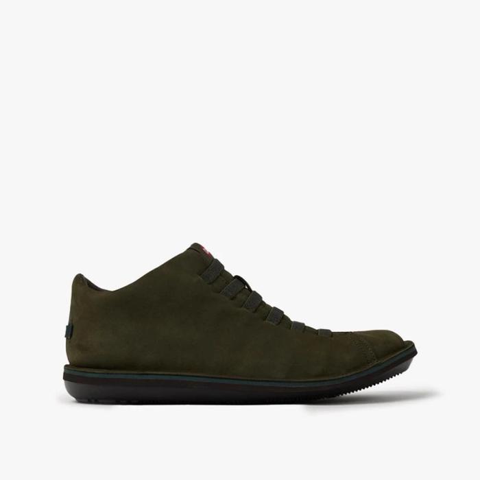 Sepatu pria camper beetle green dan black mate original with box