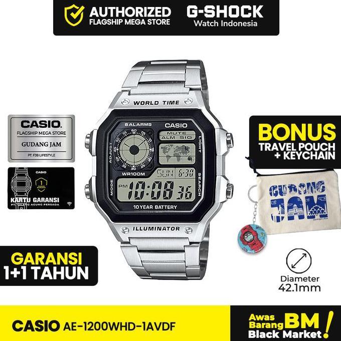 Casio General AE-1200WHD-1AVDF AE-1200WHD AE-1200 AE1200WHD AE 1200WHD Watches