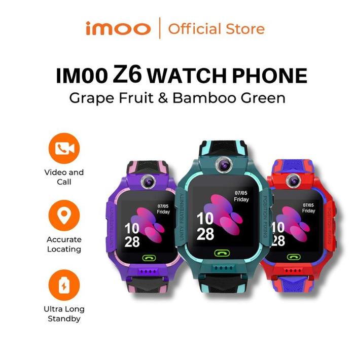 [Imo]Ori Smart Watch Z6 Gps Sos Smartwatch Anak Men Ip68 Waterproof Smart Watch Kids Remote Call Cam