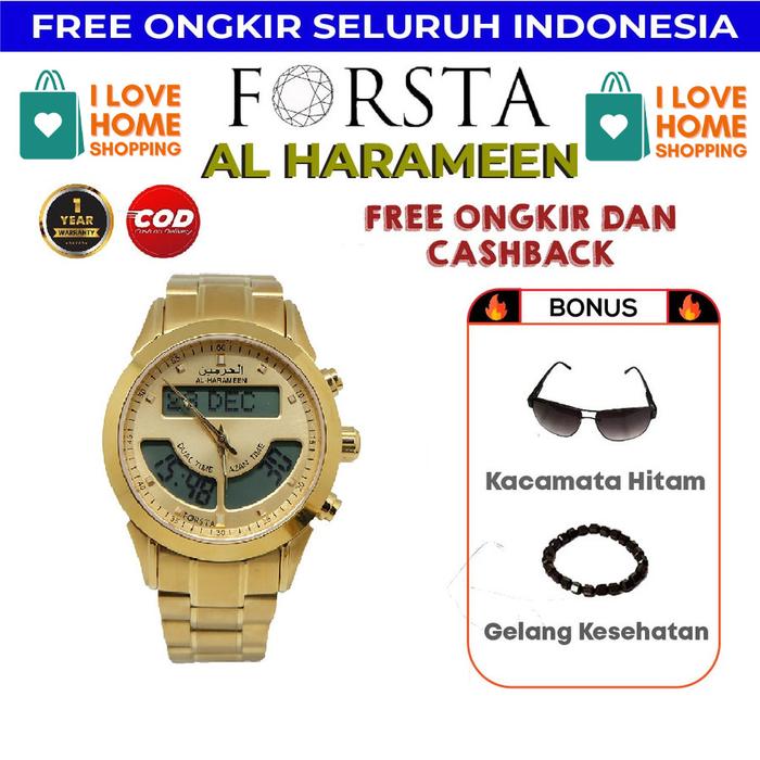 FORSTA Al Harameen All Gold Jam Tangan Muslim