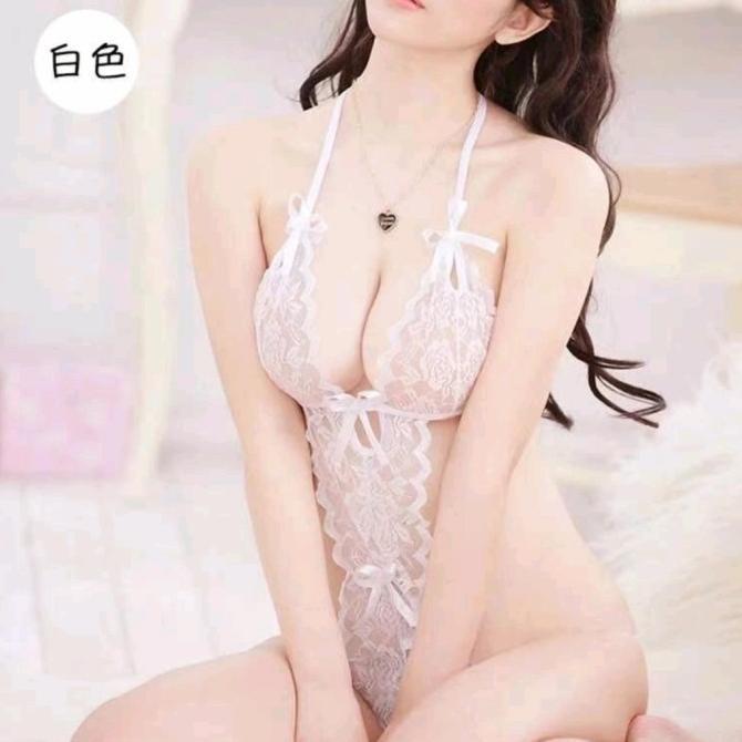 Sexy Teddies Vulg Lingerie Seserahan Hot Seksi Transparan Thong Cewek