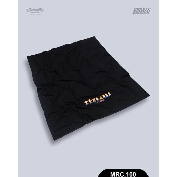 Sarung Racertees Hitam Viral (Sarung Tosca)