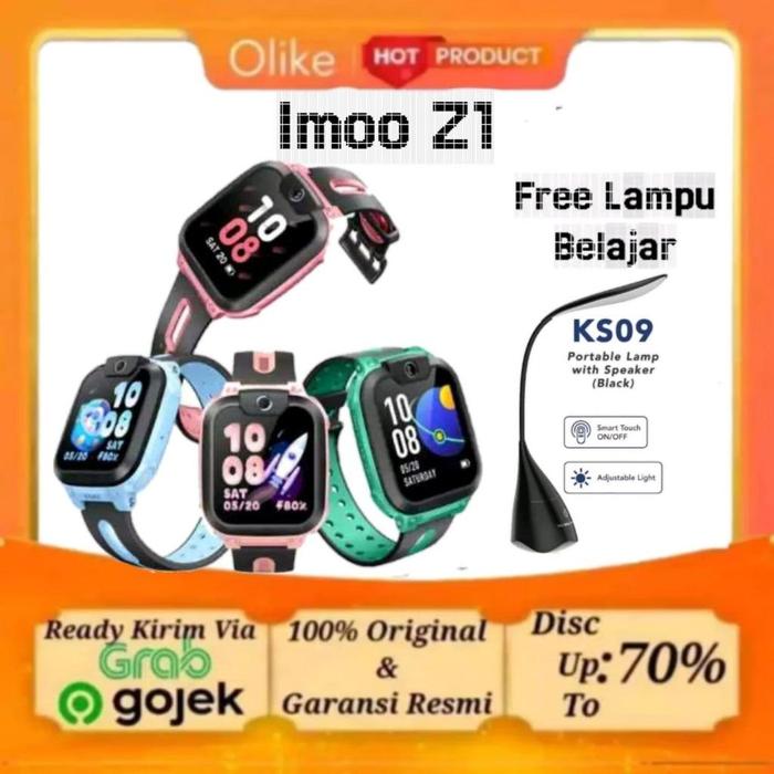 Imoo Z1 Watch Phone Swiming Resistance Hd Camera Jam Tangan Pintar Anak Smartwatch Gps Tracking New 