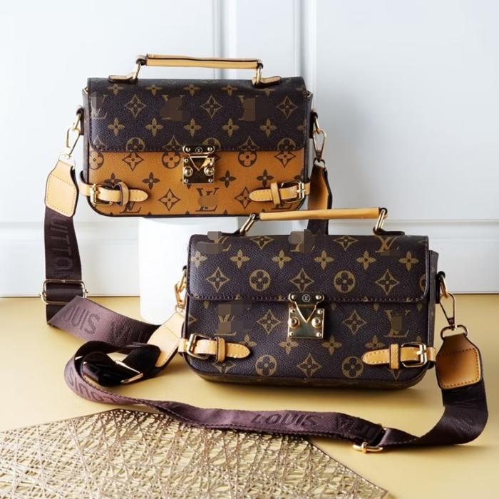 TAS SELEMPANG WANITA IMPORT KEKINIAN (23x7x15cm)/ box, sertifikat