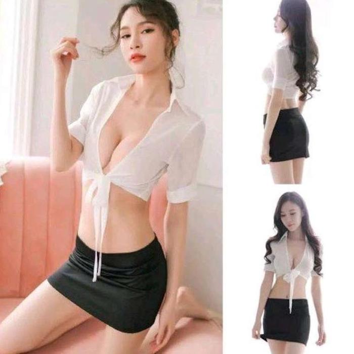 SEXY LINGERIE KOSTUM COSPLAY SEKERTARIS A0151WB