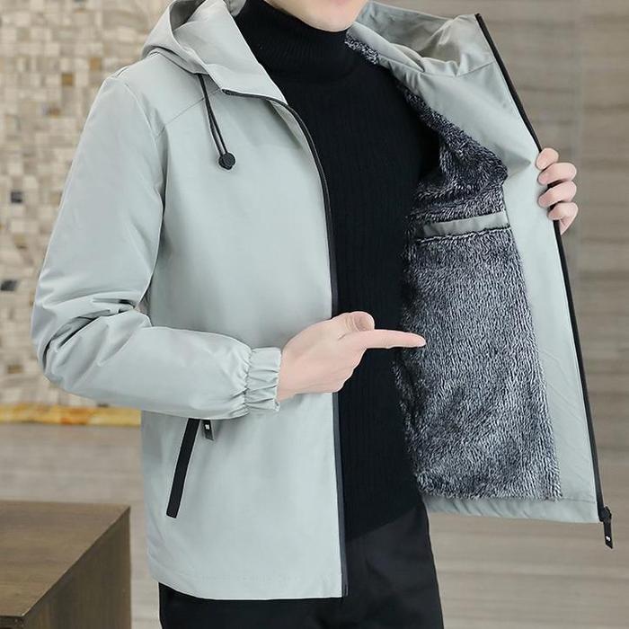 TERBARU JAKET BULU HODIE POLOS WATERPROOF MUSIM DINGIN PRIA TERBARU PREMIUM QUALITY GOOD QUALITY JAK