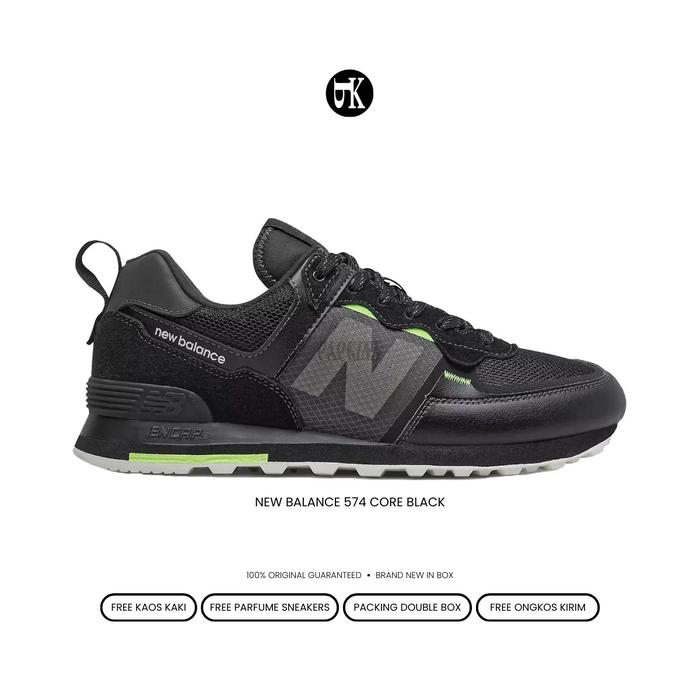 sepatu new balance ML574IDC core black original BNIB / sneakers pria