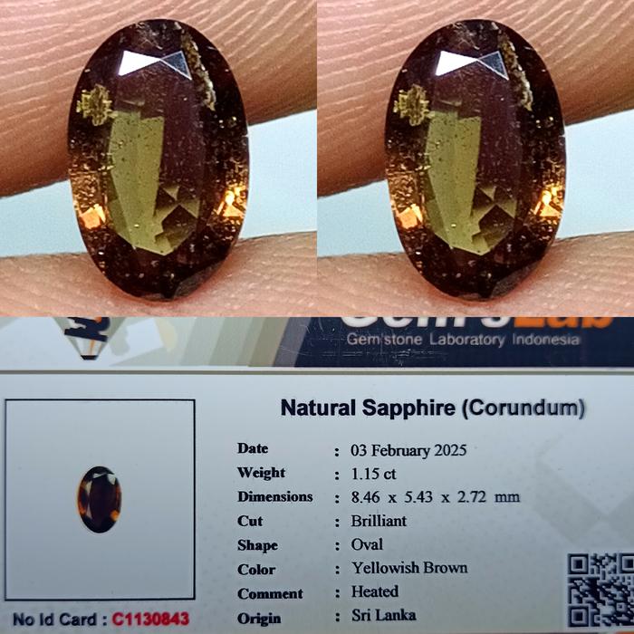NATURAL SAPPHIRE MEMO GLI