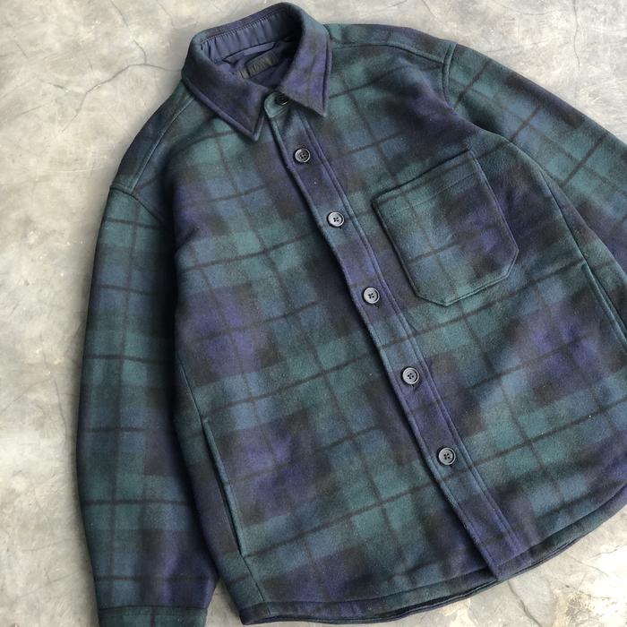 Overshirt Woll Plaid Uniqlo