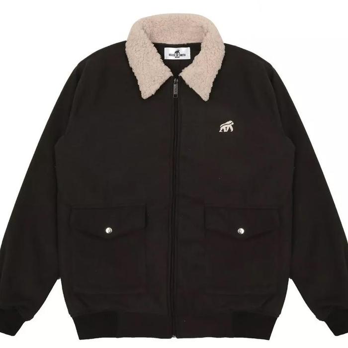TERBARU SCREAMOUS JACKET HARRINGTON CLETO -BLACK -CREAM -ABU -NAVY SIAP KIRIM JAKET & MANTEL MUSIM D