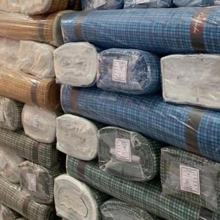 [HARGA ROLL] KAIN KOTAK SERAGAM SEKOLAH TK SD SMP SMA BAHAN BSY SANWOS LEBAR 150 CM