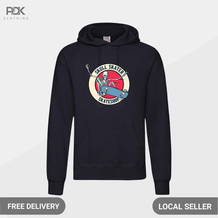 Hoodie Sweater Skull Skateboard