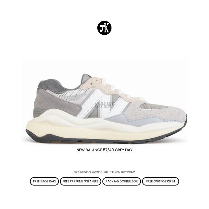 sepatu new balance m5740ta grey day original BNIB / sneakers unisex