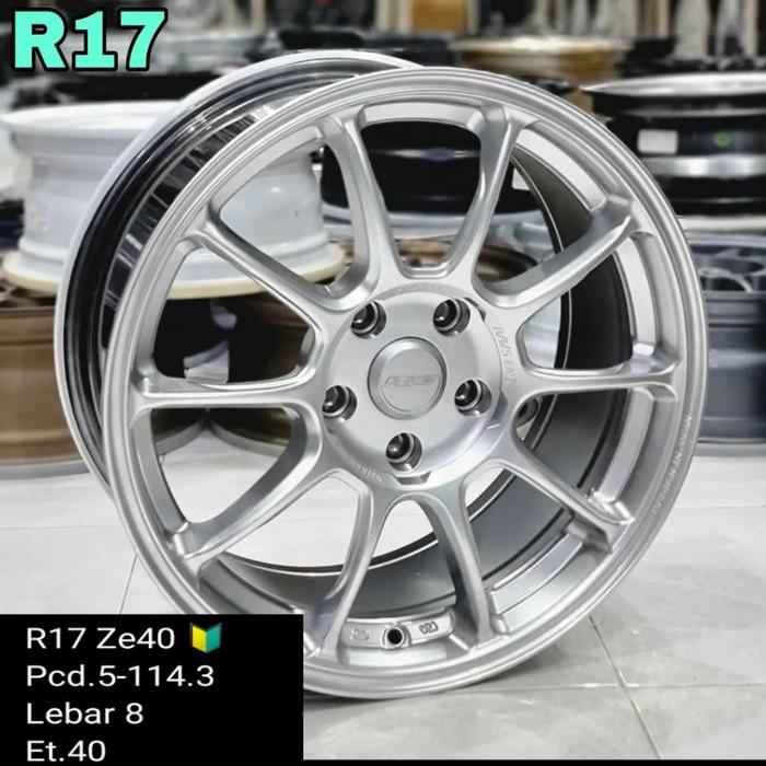 velg mobil rays ze40 ring 17 untuk terios xpander innova ertiga civic