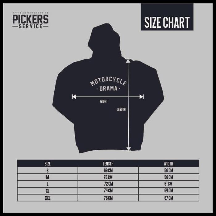 Hoodie Motorcycle Drama - Pickers Service Terlaris
