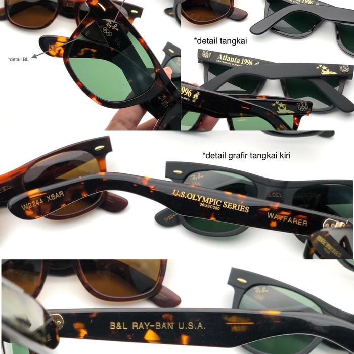 kacamata Rayban atlanta 1996 olympic seris italy original