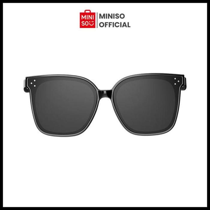 Aksesoris Pria Miniso Smart Audio Glasses Kacamata Bluetooth Audio Wireless Smart Glass Headset Blue