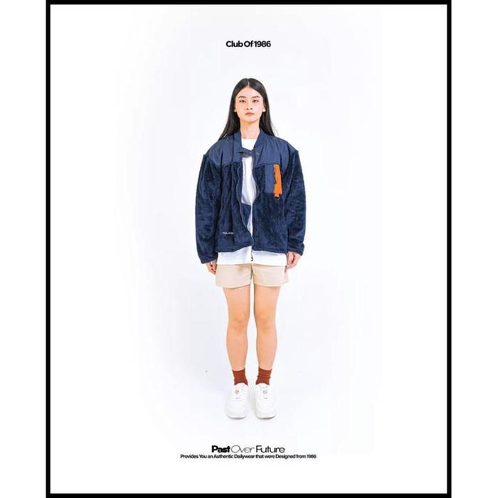 Special Edition Nozawa Club Of 1986 / Jaket Musim Dingin Fluffy Fleece Terbaru