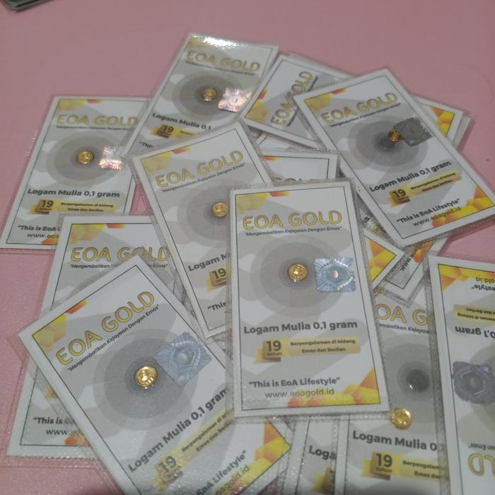 EOA gold 0,1 gram-mini gold-logam mulia