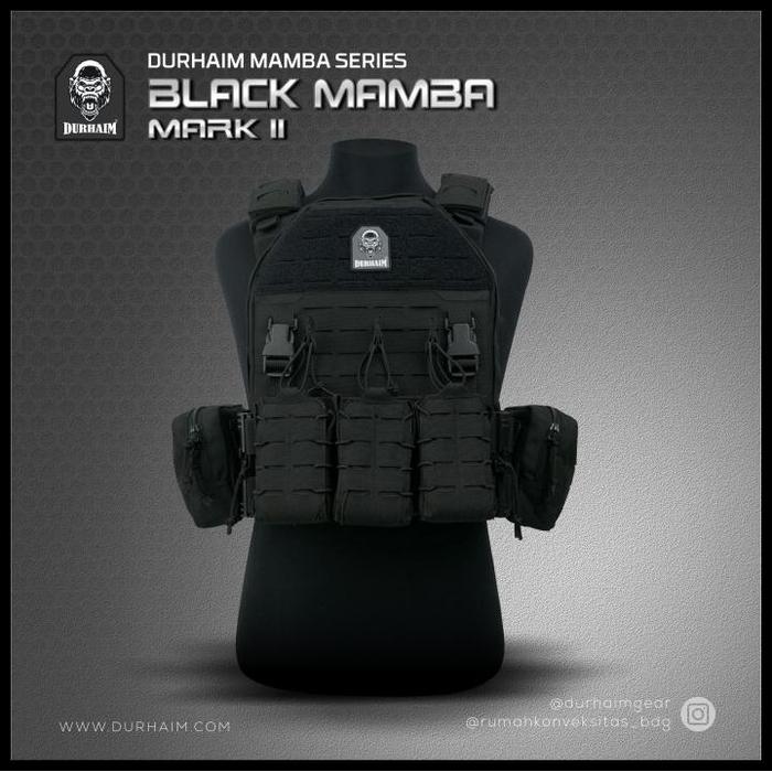 Body Vest Durhaim Black Mamba Mark Ii Terlaris