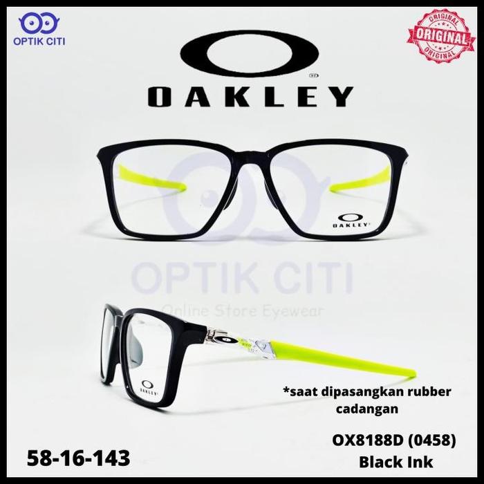 Aksesoris Pria Frame Kacamata Pria Sporty Original Oakley Double Down Ox 8188 D - Black Ink Original